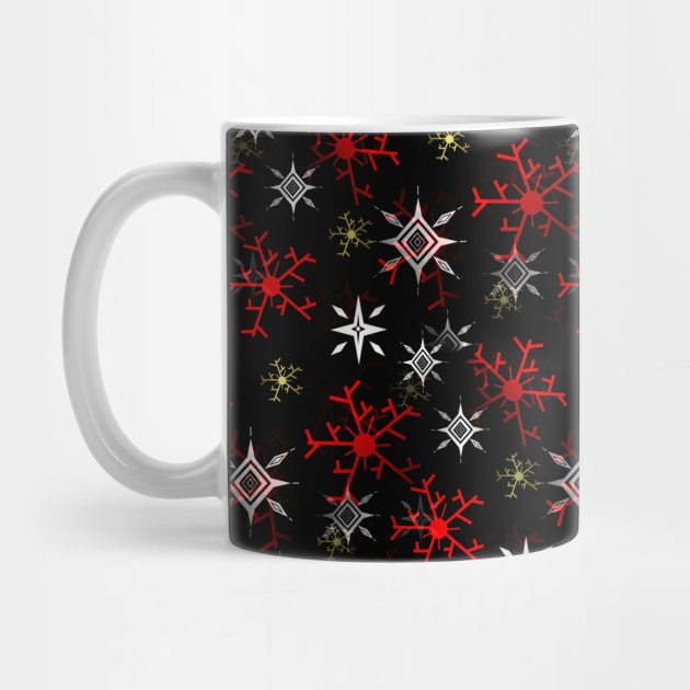 FALLING Snowflakes Pattern by SartorisArt1